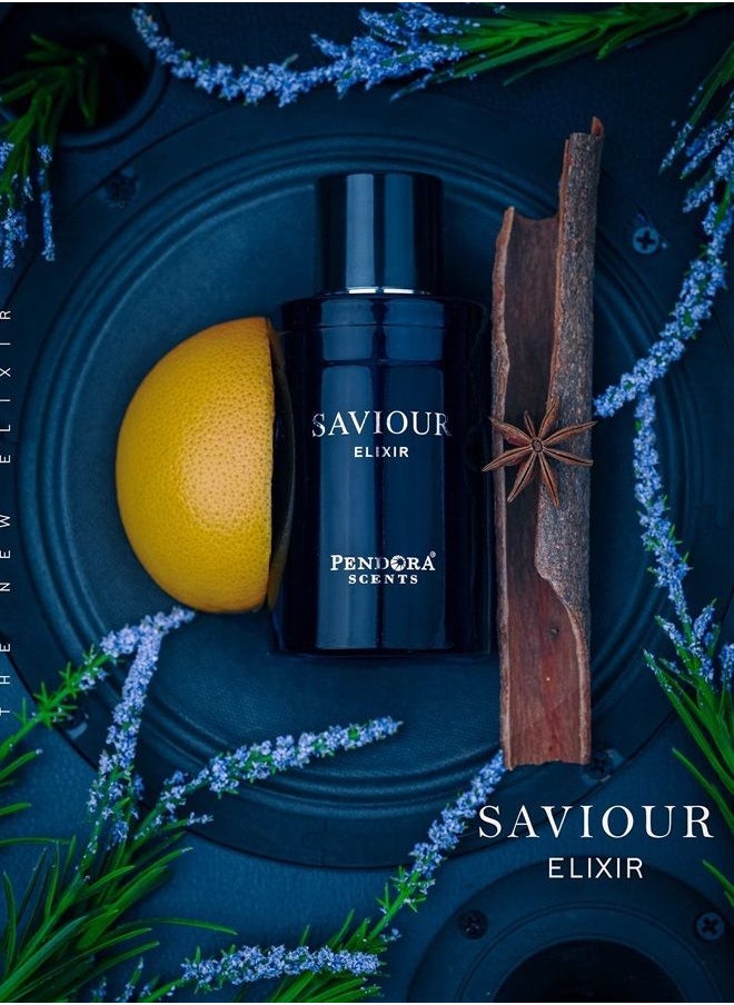 Saviour Elixir Men's Eau de Parfum Fragrance for him 3.4 Fl Oz by PARIS CORNER PERFUMES (Saviour Elixir)