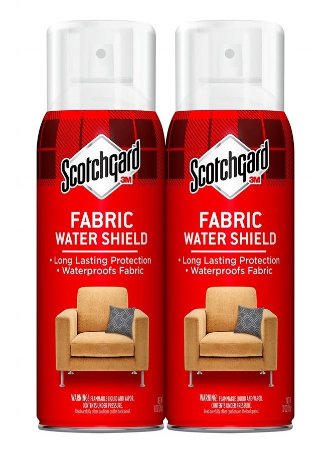 Scotchgard - Fabric Water Shield, Water Repellent Spray for Spring and Summer Clothing and Household Upholstery Items, Long-Lasting Protection for Seasonal Fabric, Two 10 Oz Cans (Pack of 2) - Image 1
