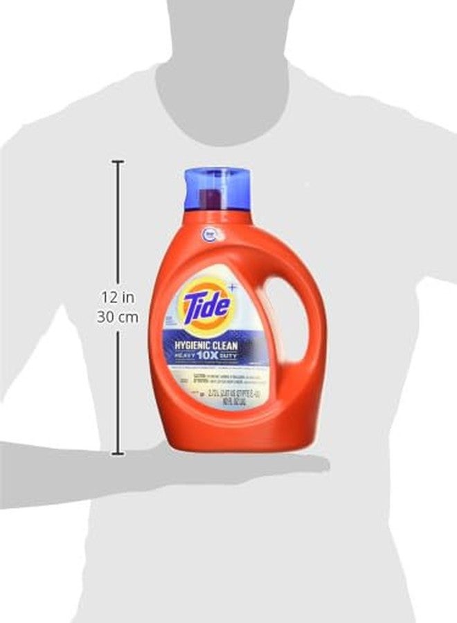 Tide hygienic clean heavy 10x duty liquid laundry detergent, original, 92 oz bottle - Image 3