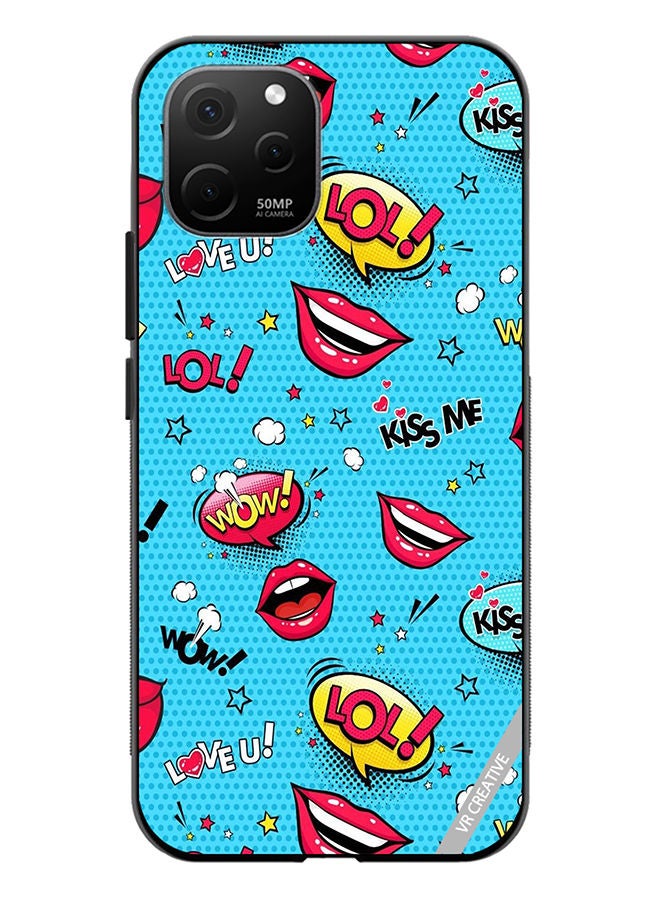 VR CREATIVE Protective Case Cover For Huawei Nova Y61 Pop Art Design Multicolour - Image 1