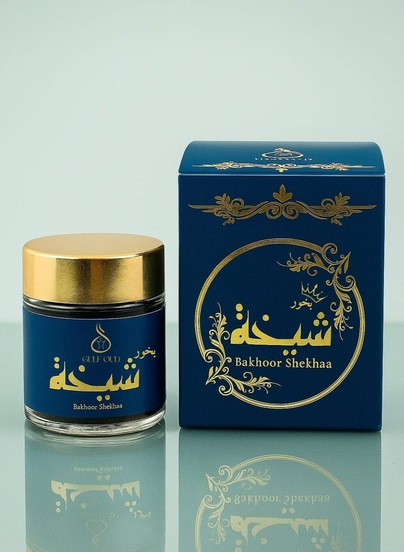 الخليج للعود بخور شيخة – أعواد بخور سوداء فاخرة بوزن 45 جرام – عطر عود فاخر يدوم طويلاً - Image 1