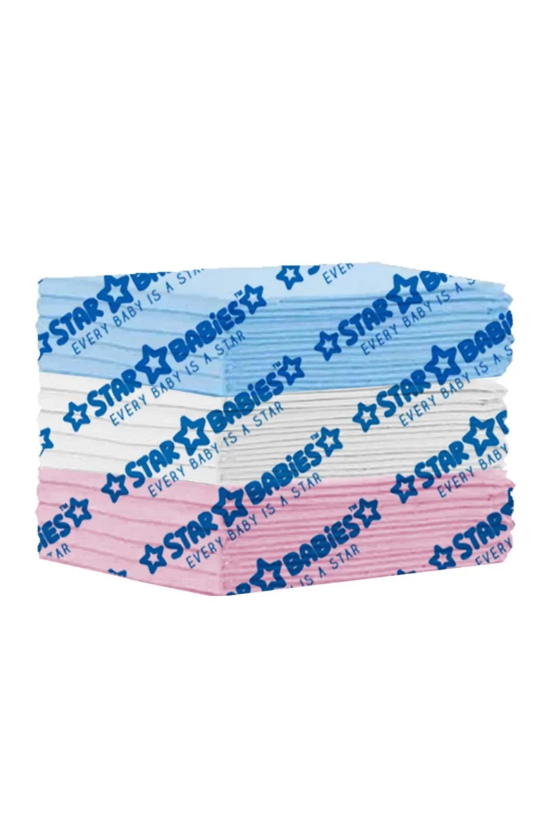 ستار بيبيز Star Babies - Disposable Changing Mats - 45 x 60 cm - 15pcs - Rainbow