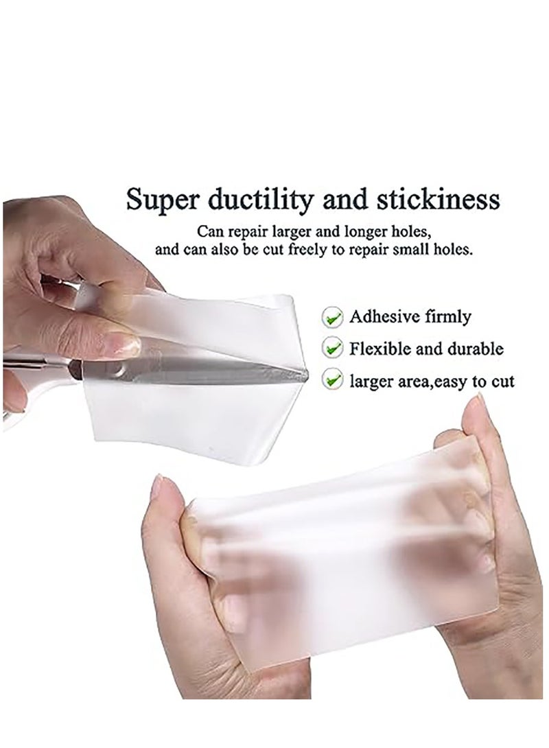 KASTWAVE طقم إصلاح رقعة حمام السباحة TPU 7سم * 200سم شريط إصلاح مقاوم للماء لمرتبة هوائية خيمة قابلة للنفخ حمام سباحة قصر قفز قماش مظلة طفو حمام السباحة أنابيب سرير هوائي - Image 2