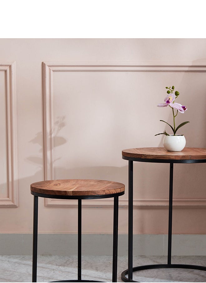 Home Box - Soho 2-Piece Nesting Table Set 40x50x40 cm - Image 1