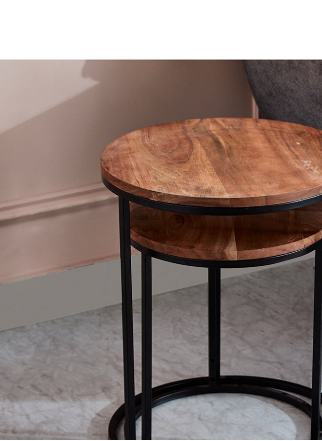 Home Box - Soho 2-Piece Nesting Table Set 40x50x40 cm - Image 1