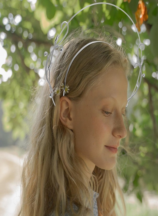 Lurrose 2 Pcs Halo Crown Goddess Headbands Vintage Greek Goddess Headpiece Hair Hoops Wedding Cosplay Prom Bridal Hair Accessories for Women - Image 4