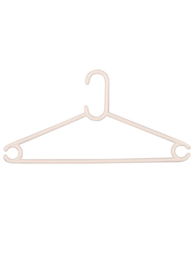 Kuber Industries Supreme Hanger Plastic 12 Pieces Hanger Set for Wardrobe (White), CTKTC6809 - Image 2