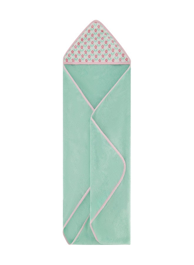 كادلي مجموعة مناشف أطفال بغطاء رأس ملفوفة/مغلفة من كودلي بوتونز آند ستيتشز، 3 قطع، بنقشة "بارك الله في هذا الطفل"، GS71730 - Image 5