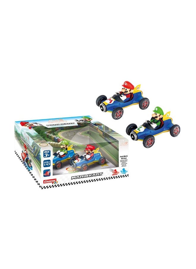 Carrera Mario Kart 8: Mario & Luigi Pull-back Karts (1:43, 2 Pack) - pzsku/Z3296A3B190A080048F4CZ/45/_/1730045428/cf07460e-4d53-48e2-a1e2-4b97c634a779