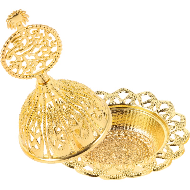 Household Decorative Incense Burner Middle East Themed Censer Vintage Metal Censer Decor - Image 1