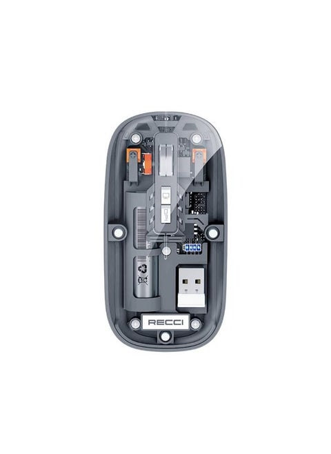 Recci RCS-M01 Space Capsule Series Multimode Wireless Transparent Design Mouse
