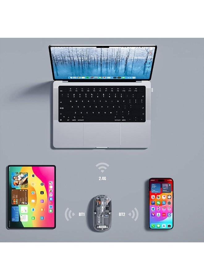 Recci - Recci RCS-M01 Space Capsule Series Multimode Wireless Transparent Design Mouse - Image 1