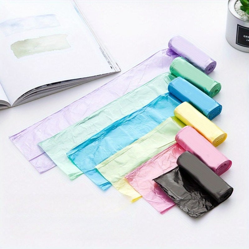 Thickened Garbage Bags 200 Pcs 10 Rolls Random Color Odor Resistant - Image 5