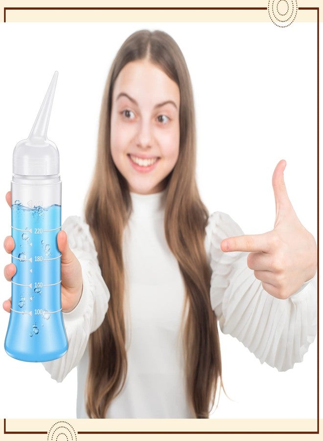 Suclain 12 Pieces Hair Color Applicator Bottle with Angled Tip 8.5 oz Hair Color Dye Applicator Bottle Oil Bottles for Hair Plastic Squeeze Bottle for Home Salon Use - Image 4