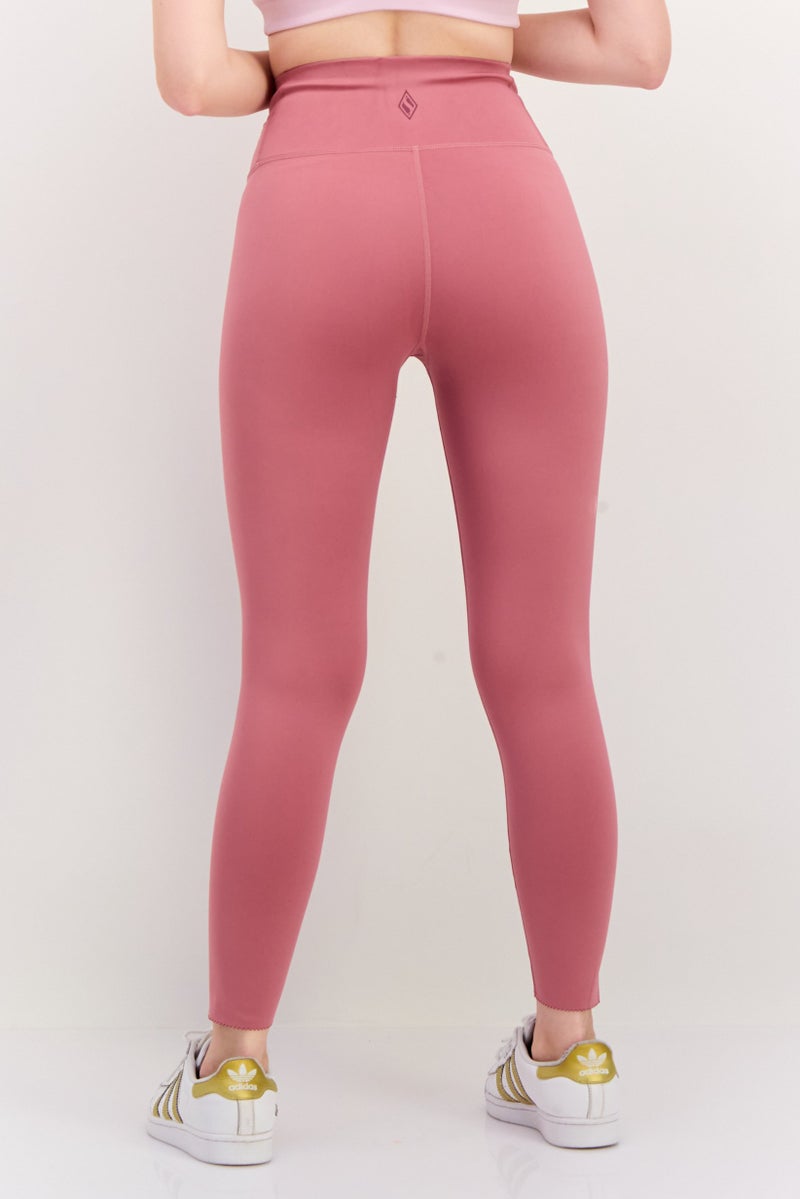SKECHERS Women Sportswear Fit Training Tights, Mauve - Image 3