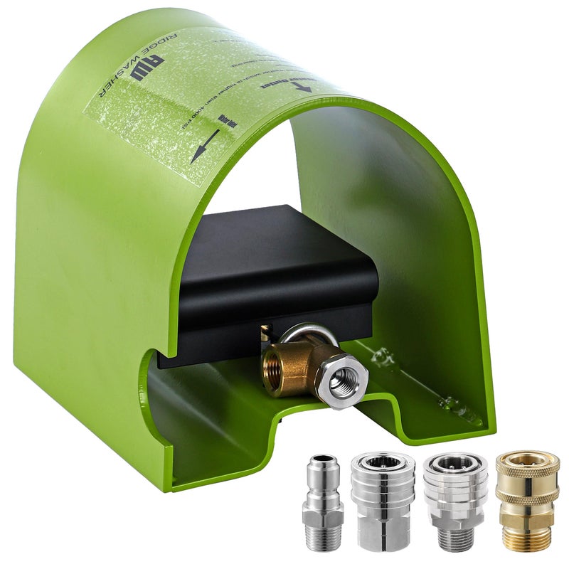 RIDGE WASHER Foot Valve Sewer Jetter Kit for Pressure Washer Power Washing Ball Valve 4000 PSI Foot Control Valve