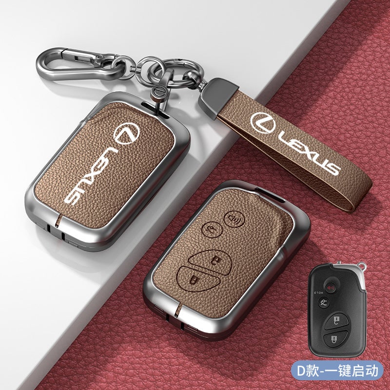 LEXUS Luxury Zinc Alloy Key Case for Lexus Models - Compatible with ES200, ES300H, RX300, RX350H, NX260, and more - Image 1