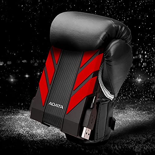 ADATA HD710 Pro External Hard Drive - 1TB USB 3.2 Gen1 Portable HDD for Gaming & Backup Storage - IP68 Waterproof & Dustproof - MIL-STD Shock Resistant - Red - 1 Count - Image 2