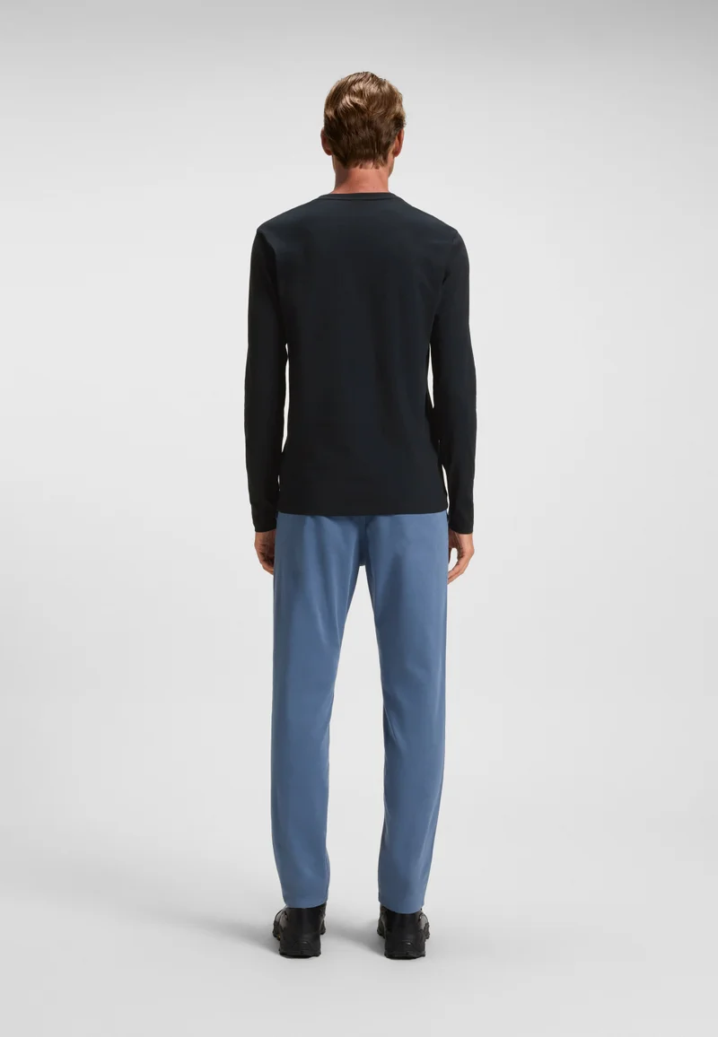 BOSS Long-sleeved T-shirt in cotton with logo patch