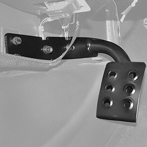 Hooke Road Left Side Dead Pedal Footrest Kick Panel Metal Step Compatible with Jeep Wrangle JK & Unlimited 2007-2018 - Image 1