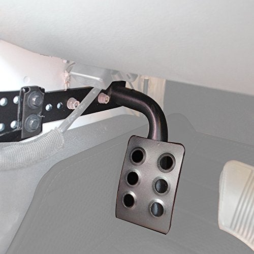 Hooke Road Left Side Dead Pedal Footrest Kick Panel Metal Step Compatible with Jeep Wrangle JK & Unlimited 2007-2018 - Image 2