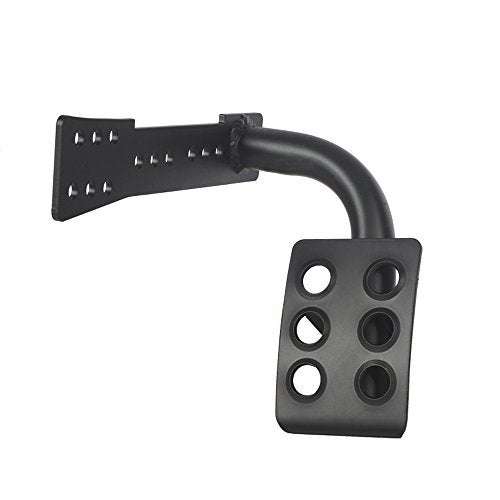Hooke Road Left Side Dead Pedal Footrest Kick Panel Metal Step Compatible with Jeep Wrangle JK & Unlimited 2007-2018 - Image 5