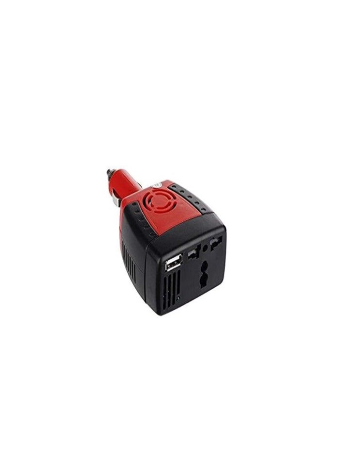 Portable Car Power Inverter USB Charger (150W DC 12v to AC 220v)