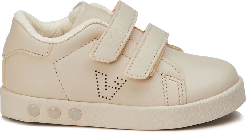 VICCO Oyo Luminous Unisex Baby Beige Sneakers  - Image 1