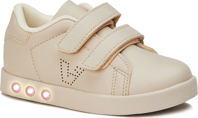 VICCO Oyo Luminous Unisex Baby Beige Sneakers  - Image 2