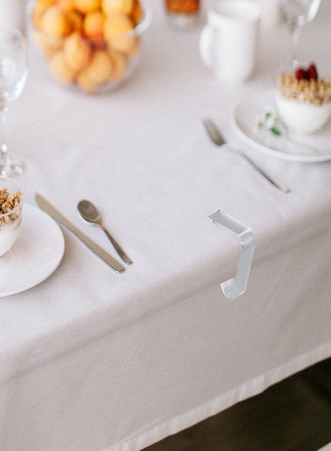 IFAMIO 24 Pack Plastic Large Tablecloth Clips Clear Picnic Table Cloth Clips Transparent Table Cover Holder Clamps Ideal for Outdoor Tables Restaurants Weddings Marquees Banquets Graduation Parties - Image 5