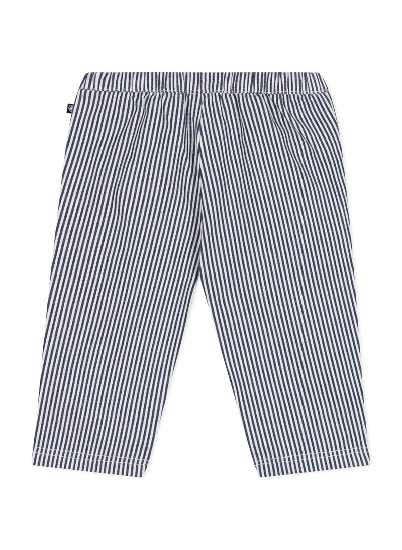 Petit Bateau Babies' cotton canvas trousers