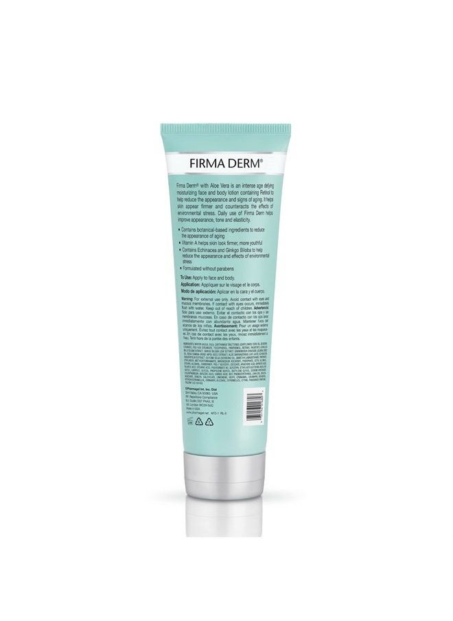 Pharmagel - Firma Derm Age Defying Moisturizing Lotion | Daily Moisturizer Body Lotion for Dry Skin | Anti-Aging & Firming Moisturizer - 8.5 fl. oz. - Image 1