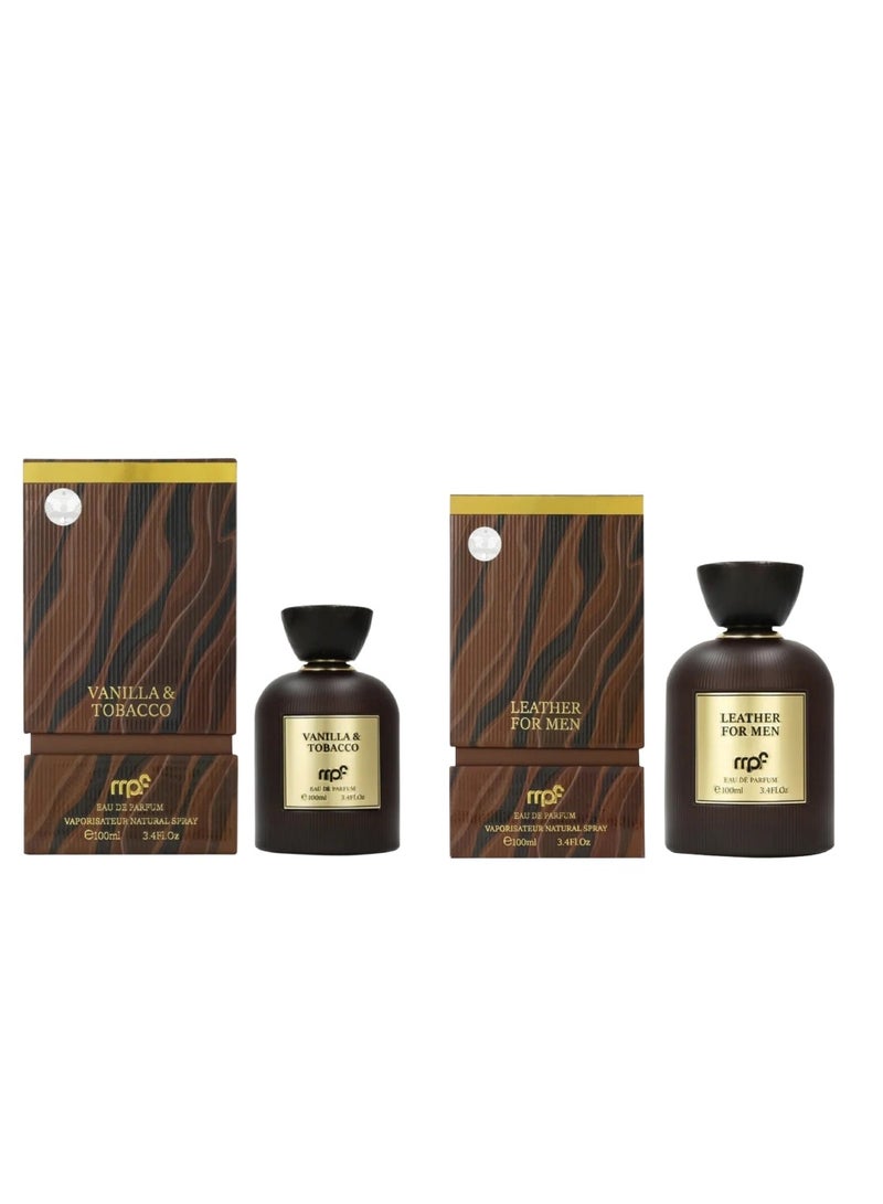 mpf VANILLA & TABACCO EDP, LEATHER FOR MEN EDP - Image 1