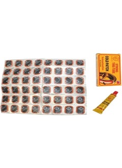 Tex 48-Solution Bicycle Tire Repair Patch Set Cold Patch 