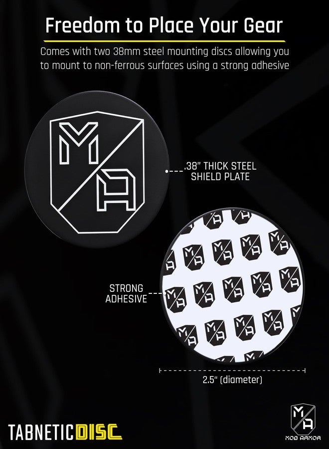 Mob Armor TabNetic Accessory Surface mounting disc, Compatible with alll Magnetic Tablet Mounts. Includes Two Large mounting disc with Adhesive. - Image 4