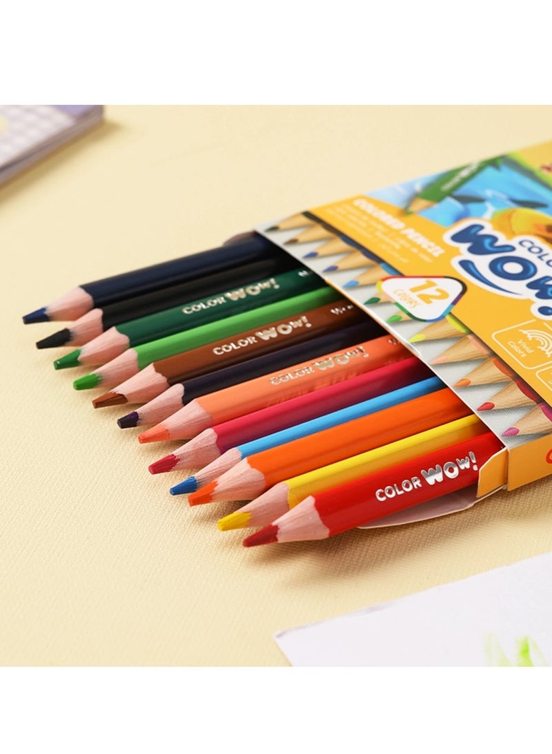 Deli 12-Piece Mini Colour Pencils Multicolour - Image 3