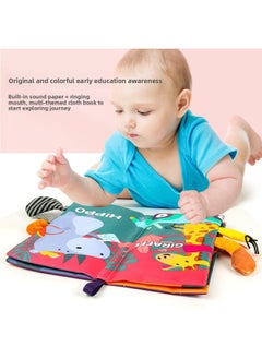 Generic Baby Cloth Book Boiled And Tear-proof Early Education Three-dimensional Cloth Book One-piece Delivery Baby Toys-Specifications:Ocean  - Image 3