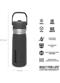 Stanley The Iceflow Stainless Steel Cold Water Thermos with Straw 0.65 Lt  - Image 2