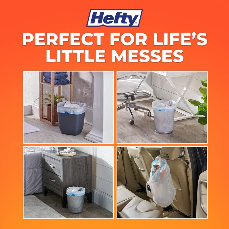 Hefty Medium Trash Bags, Fabuloso Watermelon Scent, 8 Gallon, 26 Count - Image 5