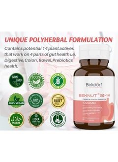 Bekdorf GI-14-Strong & Healthy Digestion-30 Vegan Capsules  - Image 3