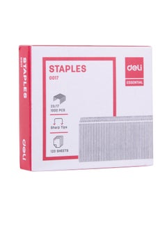 Deli Stapler Staples 23/17 - 120 Sheets 1000 Pcs 