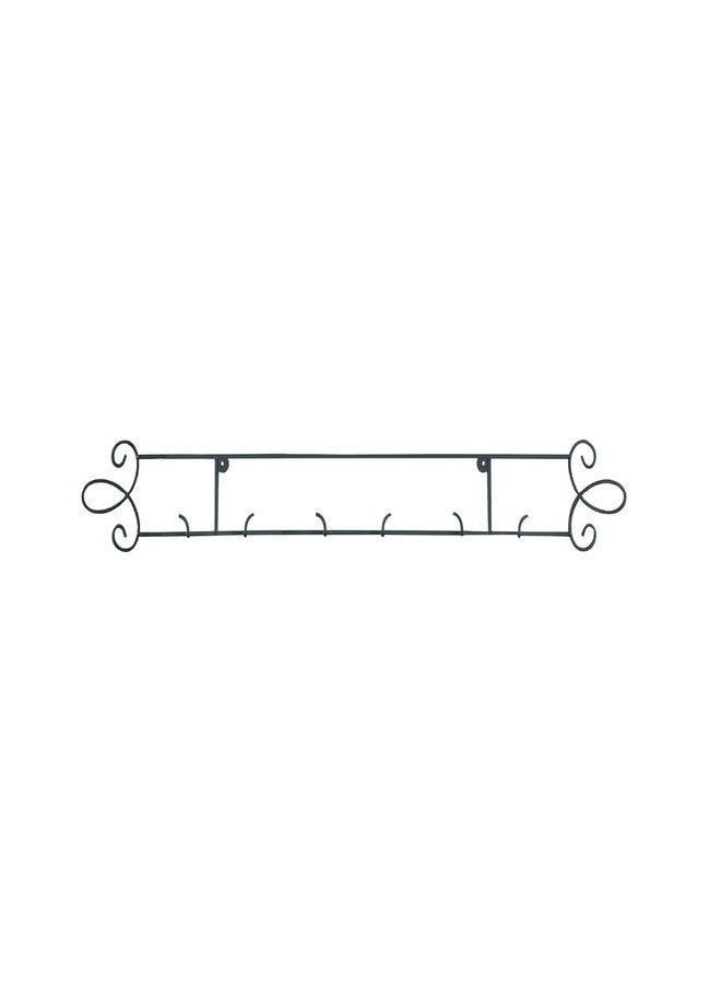 TRIPAR Horizontal Plate Rack, Black Display (3 Place) - Durable & Sturdy Metal Finish with Scroll Designs - Beautifully Showcase Special Plates, Tiles, Artwork, & More - Part of Augusta Collection - Image 1