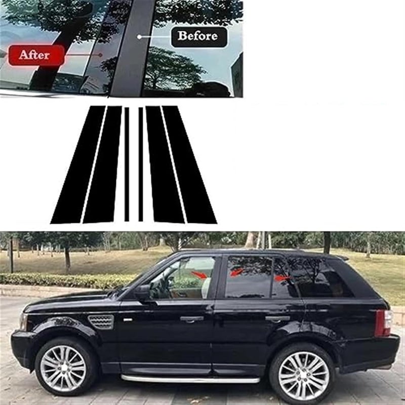 Vuzmode 6PCS Polished Pillar Posts for Range Rover Sport - Image 5