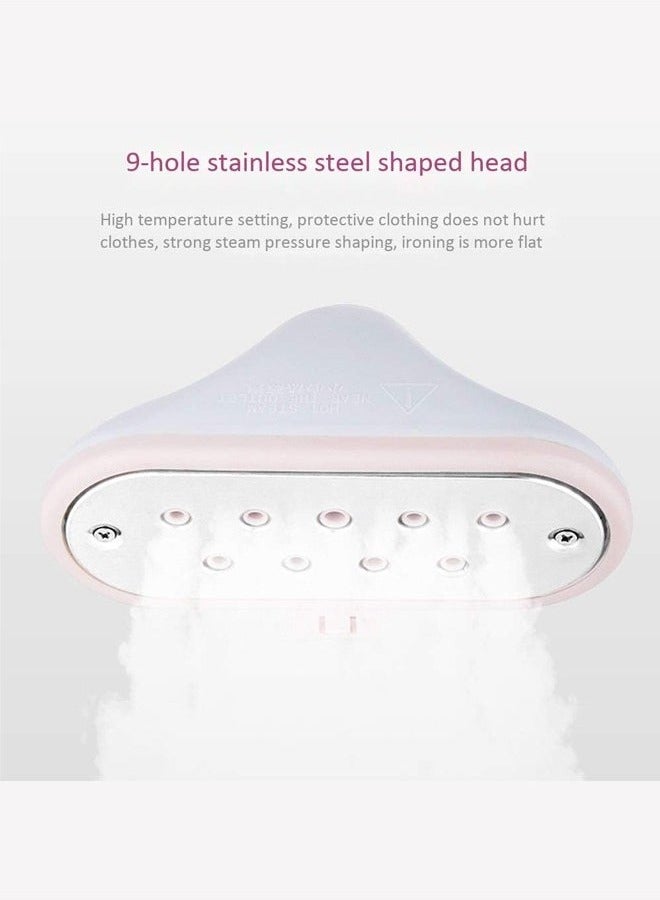 XiuWoo Clothes Household Vertical Garment Steamer 1800W Small Hanging Ironing Machine Steam Iron Hand-Held Ironing Machine, with Ironing Board And 1.8L Water Tank,with Telescopic Rod and Insulated Air Duct,Pink  - Image 4