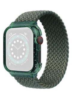 Replacement Watch Band For Apple Series 7 41mm/6 & SE 5 4 40mm/3 2 1 38mm Dark Olive Green
