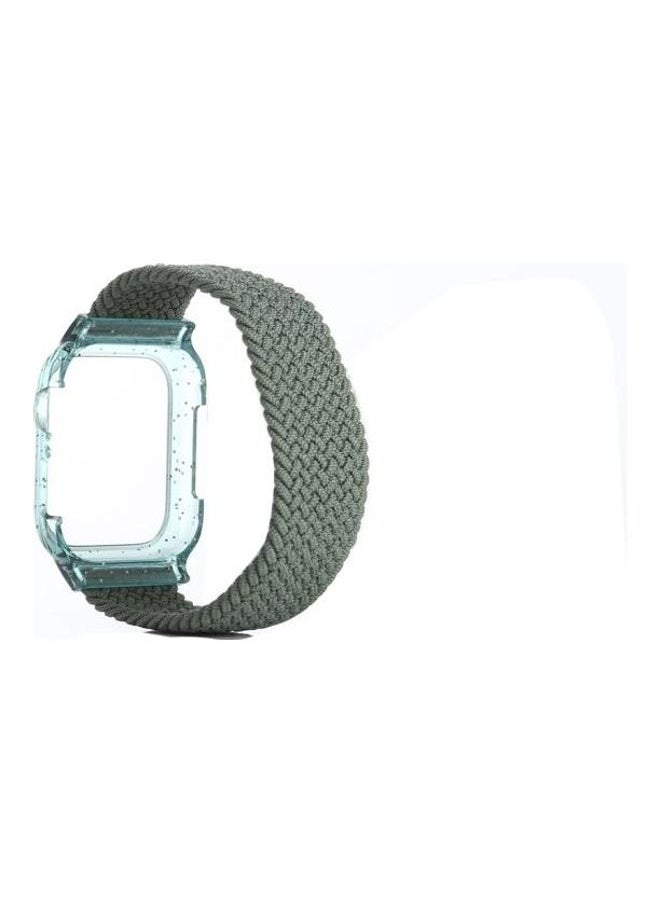 NIBEMINENT - Replacement Watch Band For Apple Series 7 41mm/6 & SE 5 4 40mm/3 2 1 38mm Dark Olive Green - Image 1