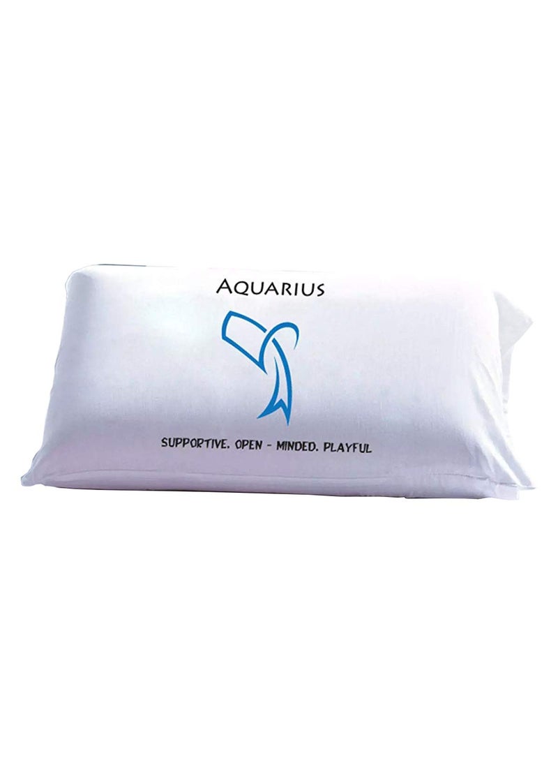 Stoa Paris Stoa Paris Cotton Aquarius Sign Single Pillow Cover  - Image 1