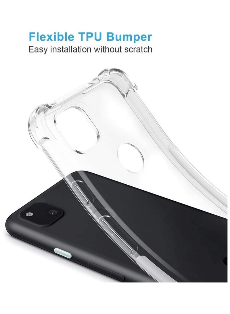 IAF ANTI-SHOCK CLEAR TPU BUMPER CASE COVER FOR GOOGLE PIXEL 4A - Image 2