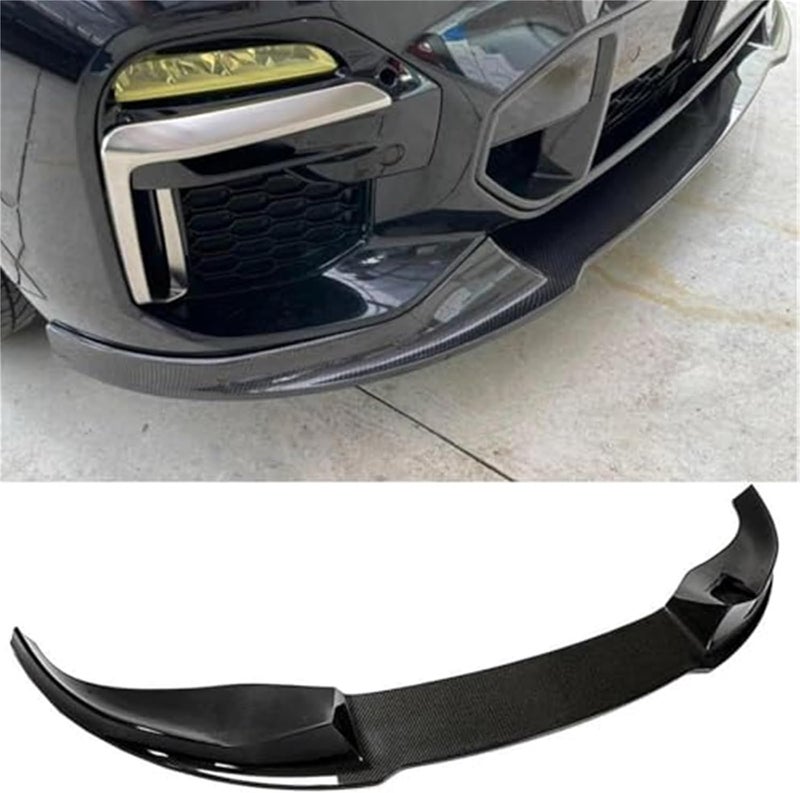 QASULER Carbon Fiber Front Bumper Lip Spoiler for BMW X5 G05 - Image 2