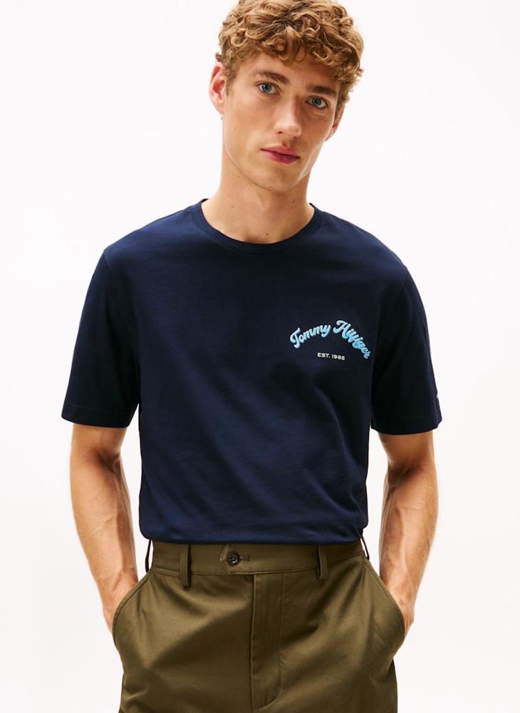 TOMMY HILFIGER Graphic Crew Neck T-Shirt - Image 1